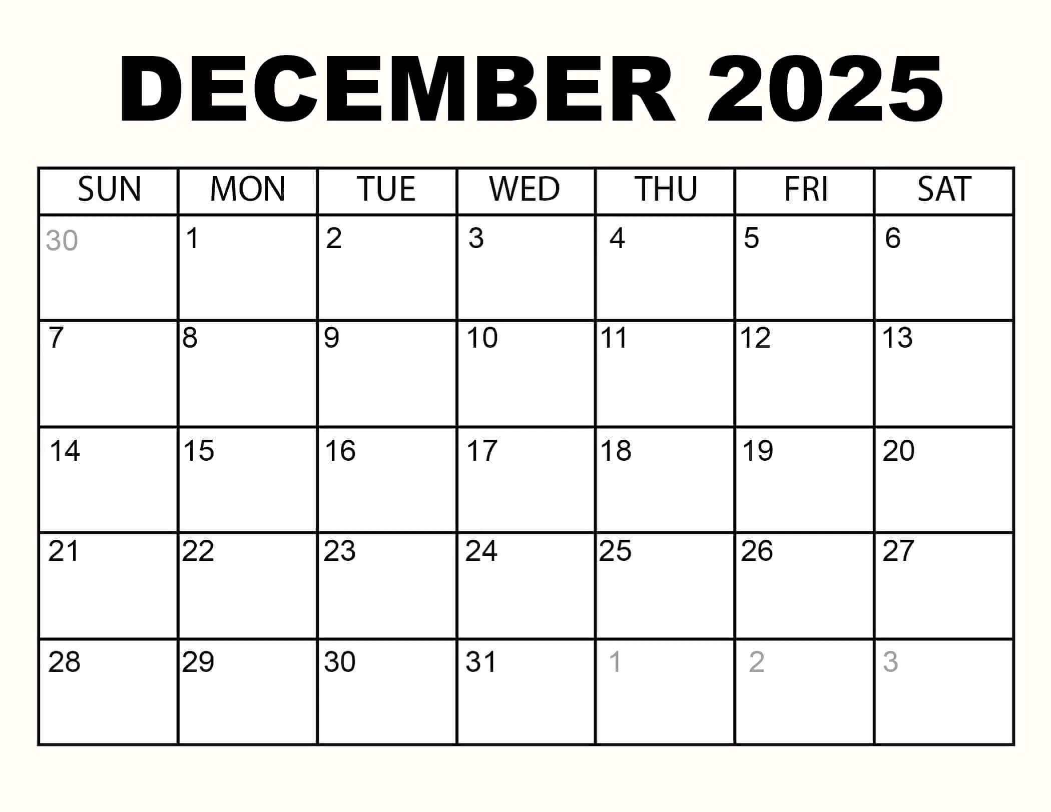 December-2025-Calendar